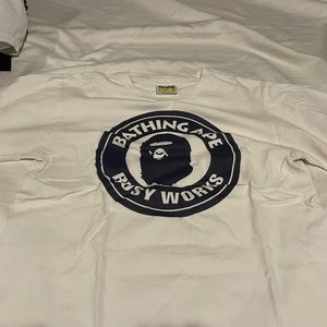*NEW* Bape Circle Logo Busy Works Men’s T-Shirt